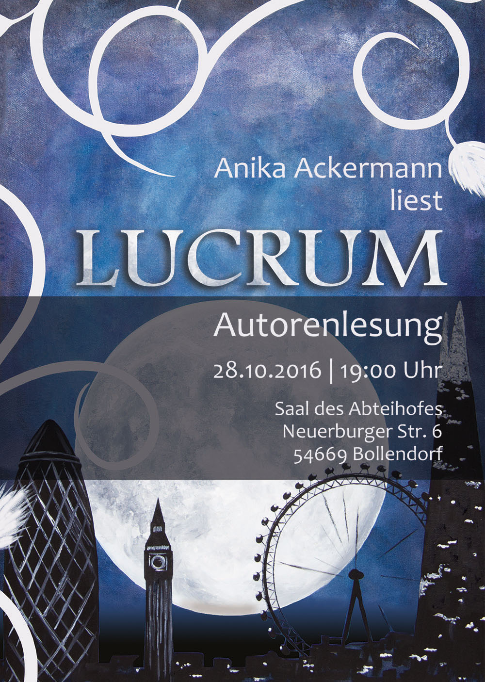 Autorenlesung am 28.10.2016